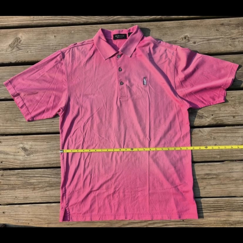 Nick Price RARE Men's McArthur Collection Milk Jug Golf Polo - Medium - New